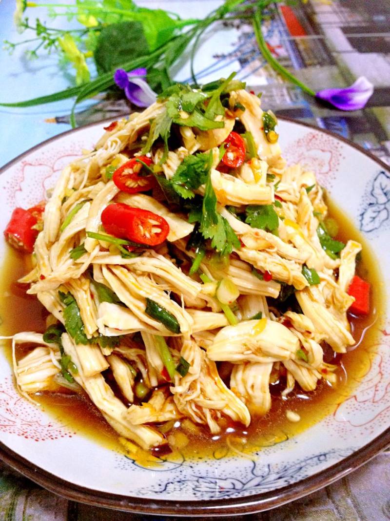 Spicy Shredded Chicken recipe