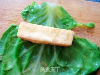 【flower Cabbage】-tomato Sauce and Tofu Cabbage Roll recipe