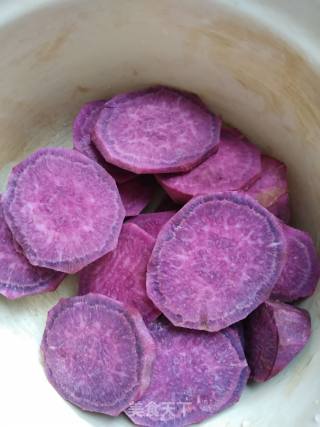 Purple Sweet Potato Glutinous Rice Cake recipe