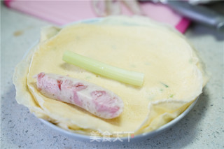 Fish Intestine Omelet Roll recipe