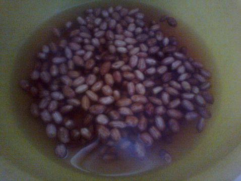 Peanuts Mixed with Green Beans recipe