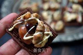 #四session Baking Contest and is Love to Eat Festival#caramel Nut Cocoa Shortbread recipe