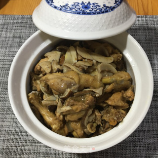 Stewed Chicken Nuggets with Matsutake recipe