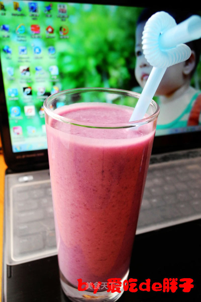 Purple Sweet Potato Milkshake recipe