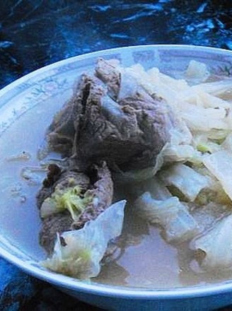 Stewed Cabbage with Spine recipe