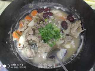 Chicken Soup with Chinese Yam, Wolfberry and Red Dates recipe