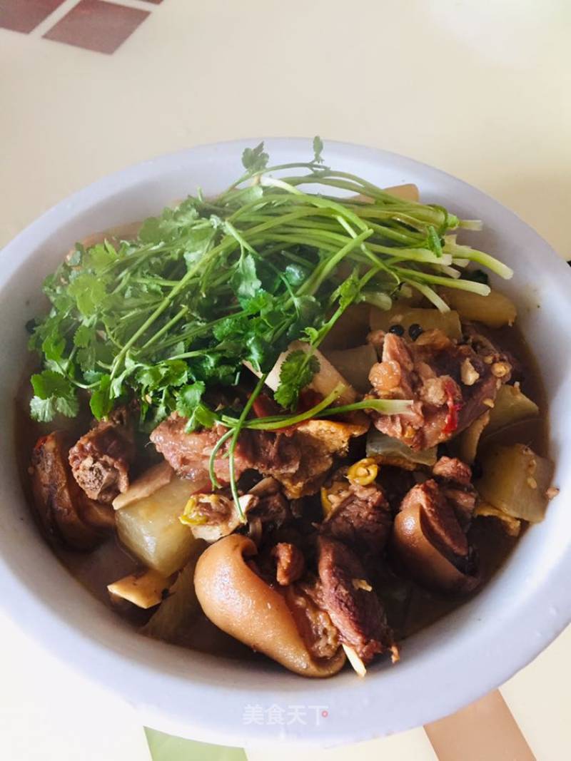 Lamb Braised Radish recipe