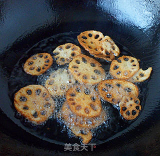 Kuaishou Vegetarian Dishes-crispy Lotus Root Slices recipe