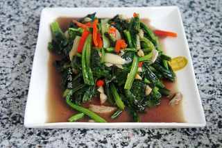 Vegetarian Stir-fried Mustard Greens recipe