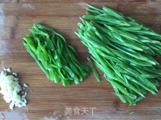 Stir-fried Sword Beans (reduced Fat Meal) recipe