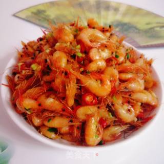 Spicy Small River Prawns recipe