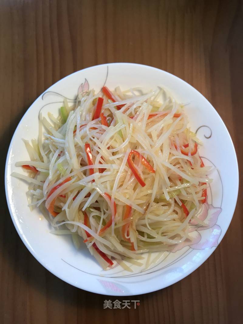Hot and Sour Potato Shreds recipe