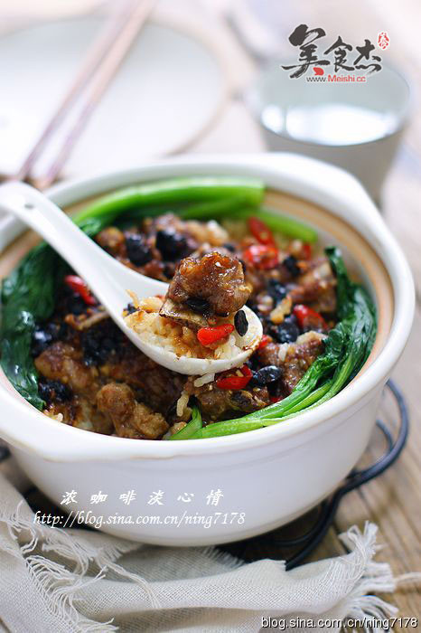 Claypot Rice with Tempeh Spare Ribs recipe