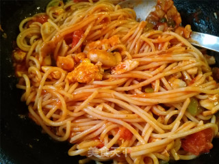 Spaghetti with Tomatoes and Basil recipe