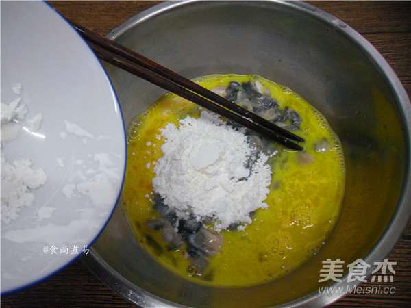 Oyster Egg Pancake recipe