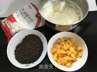 Q Bomb Soft Waxy, Icy and Smooth Oreo Mango Xuemei Niang recipe