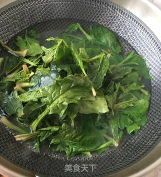 Spinach Mixed with Sea Rainbow recipe