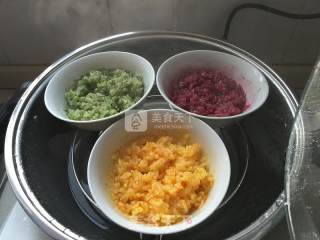 Color Rice Balls recipe
