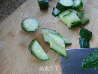 Dried Tofu and Cucumber Slices recipe