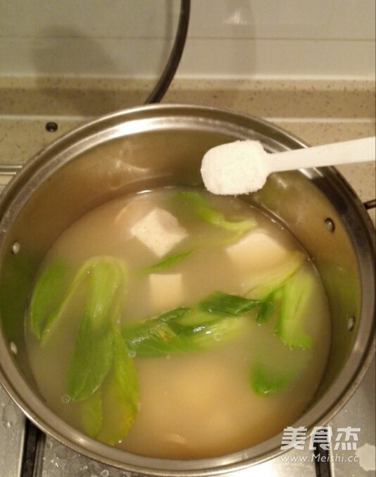 Oyster Fish Dried Tofu Soup recipe