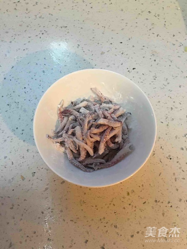 Stir-fried Squid Whiskers recipe