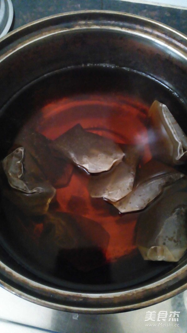 Burning Herbal Milk Tea recipe