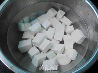 Loofah Tofu and Egg Soup recipe