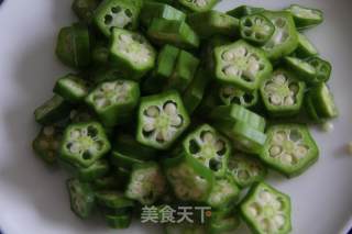 Fried Shrimp with Okra recipe