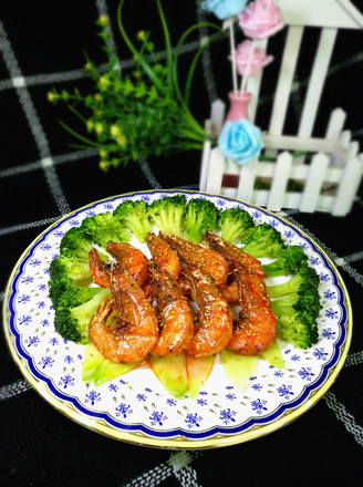 Broccoli Fried Shrimp recipe