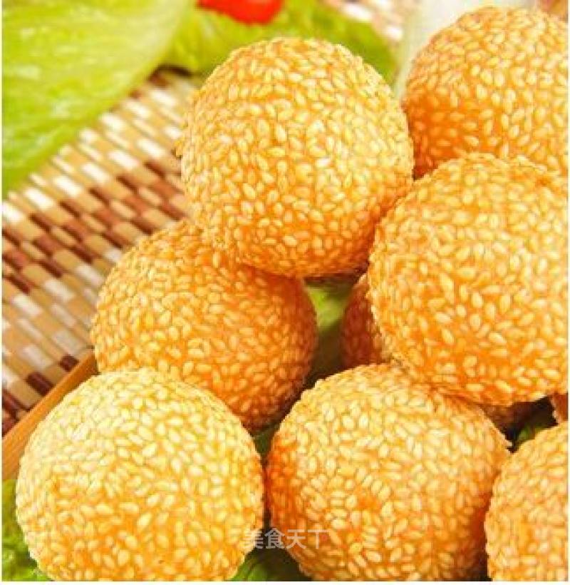 Pumpkin Sesame Balls recipe