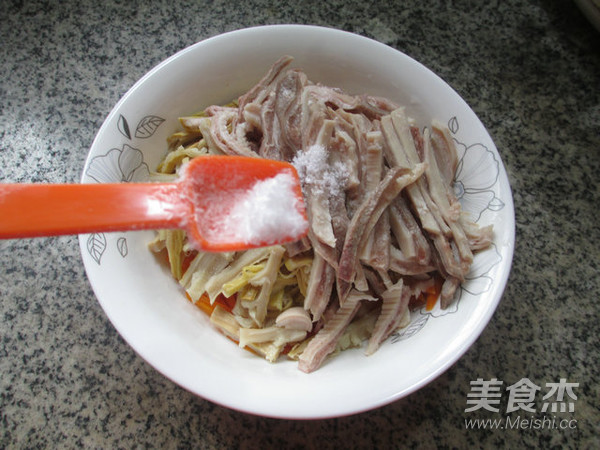 Lamb Tail and Bamboo Shoots Mixed with Pork Belly recipe