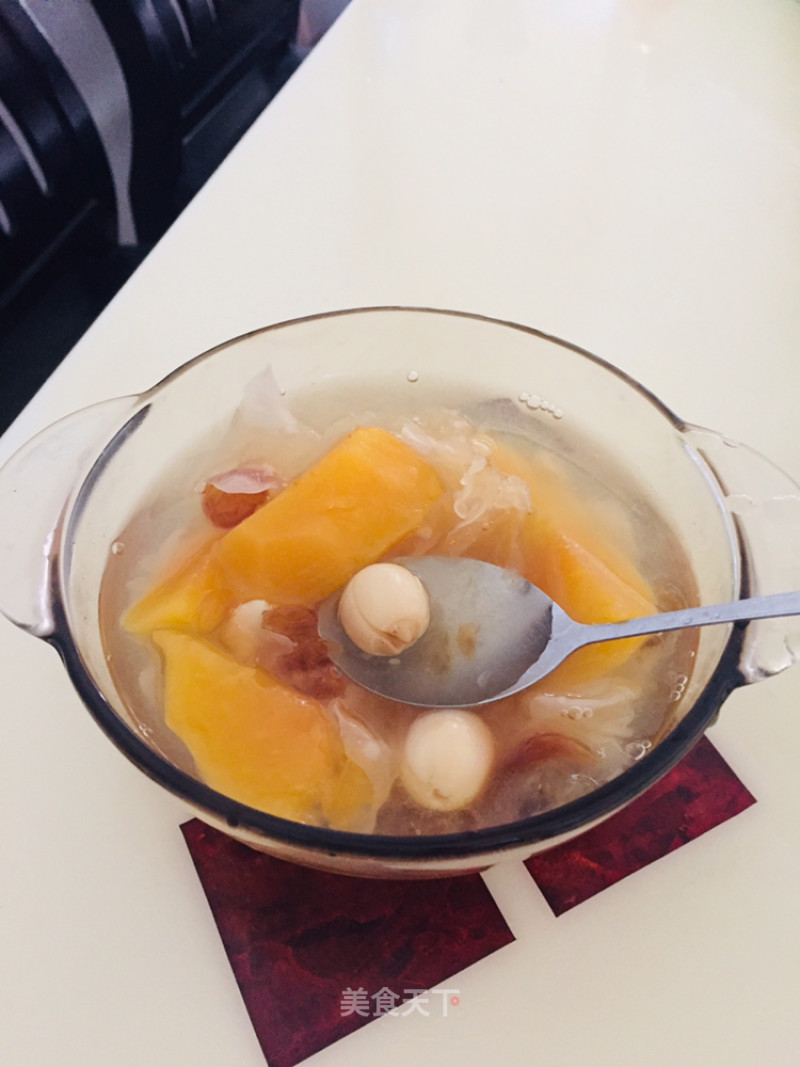 Papaya and Lotus Seed Syrup recipe