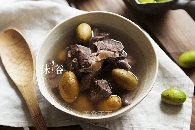 Green Olive Pig Lung Soup recipe