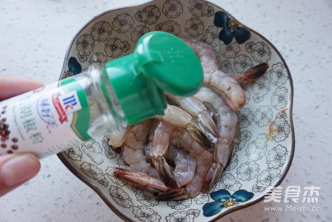 Golden Salad Shrimp recipe