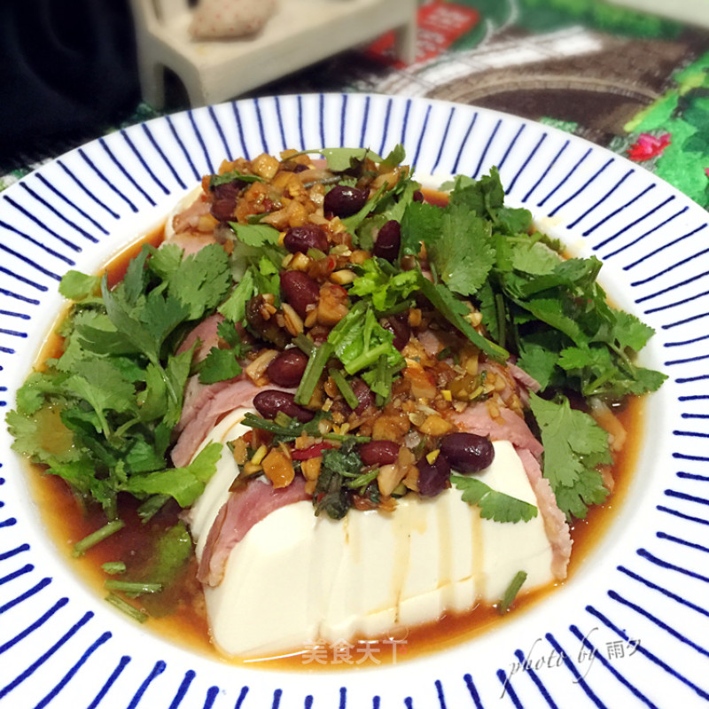 Steamed Tofu with Bacon recipe