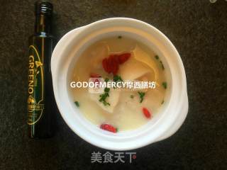 The Nutritionist on The Mother's Day Table--liquid Gold Cod Fish Soy Milk Soup recipe