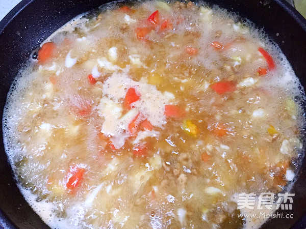 Minced Meat Pimple Soup recipe