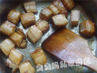 Braised Pork Belly with Tea Tree Mushroom recipe