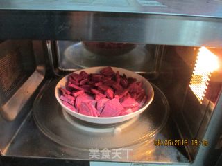 Purple Sweet Potato Glutinous Rice Cake recipe