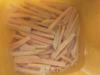 Fried Sweet Potato Strips recipe