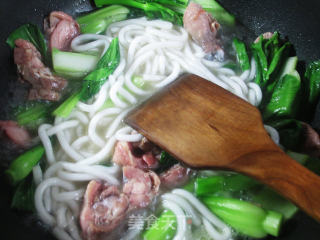 Vegetable Core Cured Chicken Thigh with Boiled Potato Vermicelli recipe