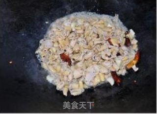 Fried Duck Intestines with Tamarind Beans, A Favorite of Nanchang People recipe