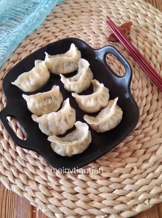 Green Vegetable Mushroom Dumplings recipe