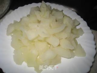 Grilled Pomelo Peel with Mushroom Pork Slices recipe