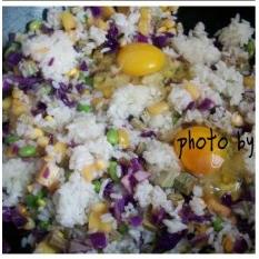 Fruity Mixed Vegetable Fried Rice recipe