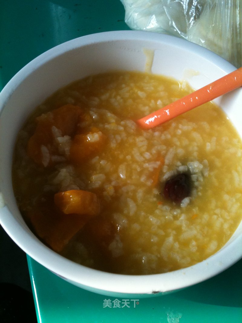 [ma Ma Small Kitchen] Jujube Pumpkin Congee recipe