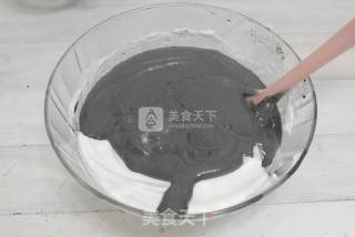 #aca烤明星大赛#bamboo Charcoal Butter Cake recipe
