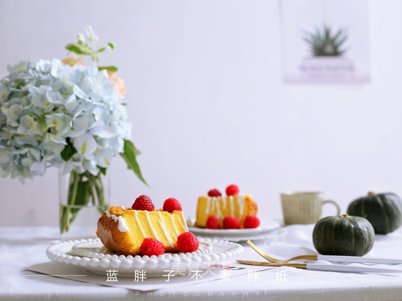 Golden Pumpkin Chiffon Cake recipe