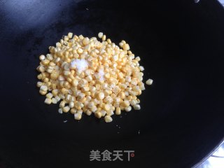 Stir-fried Diced Pork with Corn, Green and Red Pepper recipe