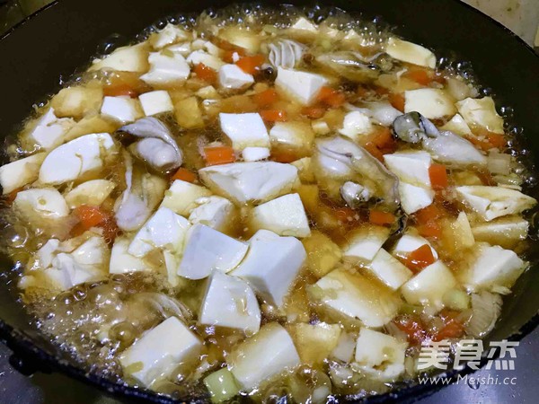 Grilled Tofu with Oysters recipe